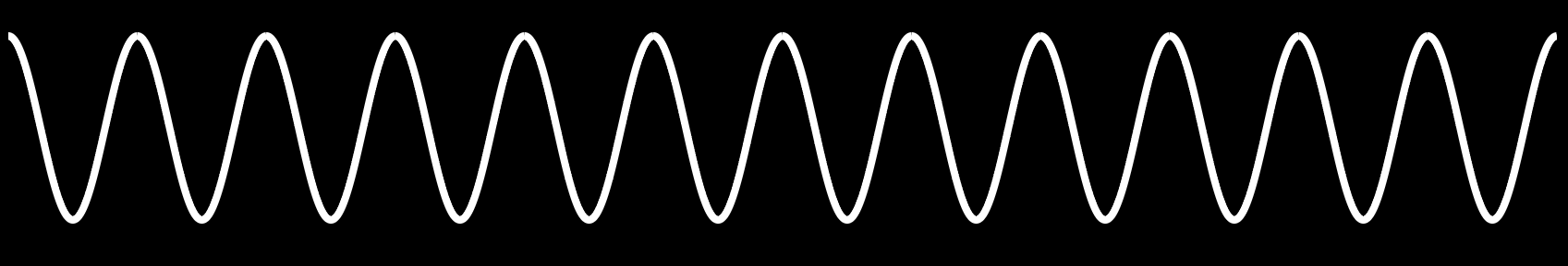 regular sine wave